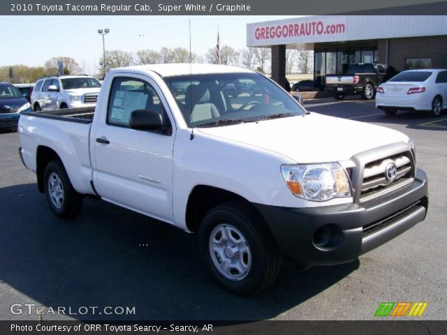 2010 Toyota Tacoma Regular Cab in Super White