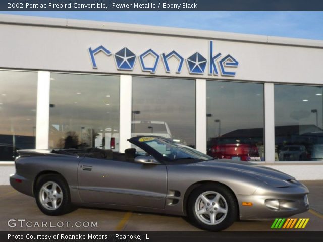 2002 Pontiac Firebird Convertible in Pewter Metallic