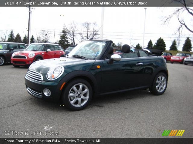 2010 Mini Cooper Convertible in British Racing Green Metallic