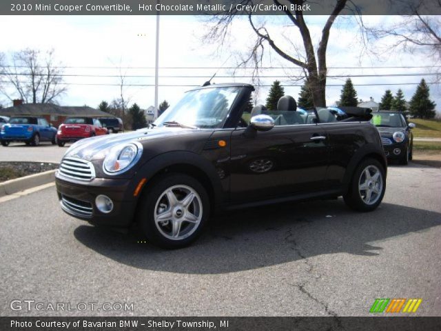 2010 Mini Cooper Convertible in Hot Chocolate Metallic