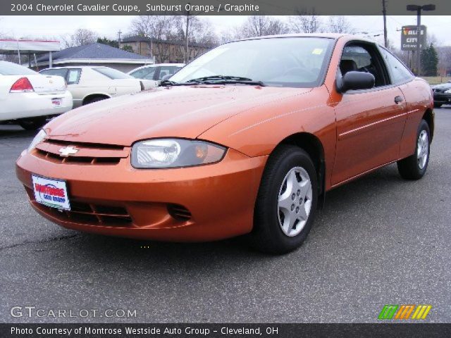 2004 Chevrolet Cavalier Coupe in Sunburst Orange