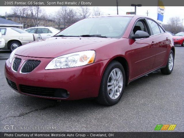 2005 Pontiac G6 Sedan in Sport Red Metallic