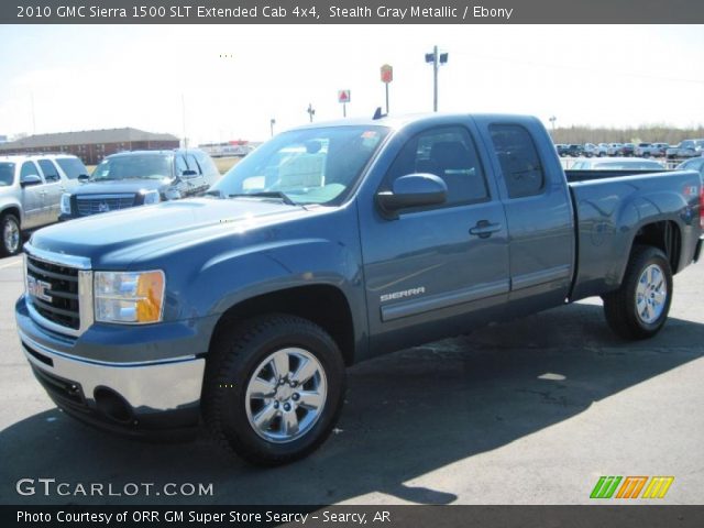 2010 GMC Sierra 1500 SLT Extended Cab 4x4 in Stealth Gray Metallic