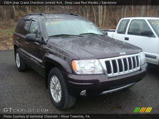 2004 Jeep Grand Cherokee Limited 4x4 in Deep Lava Red Metallic