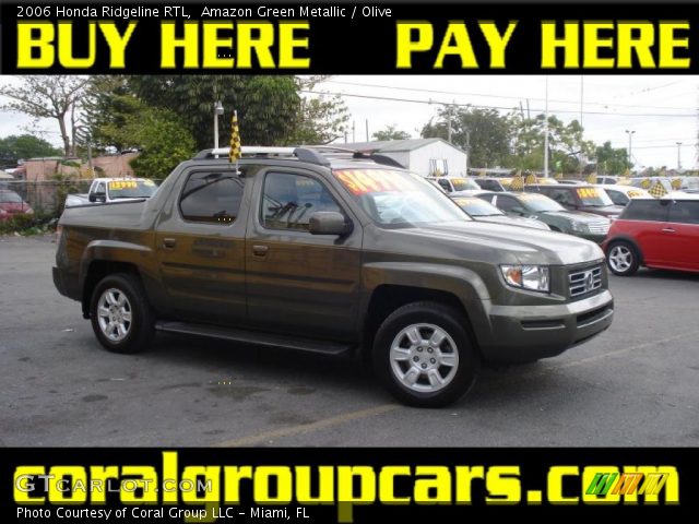 2006 Honda Ridgeline RTL in Amazon Green Metallic