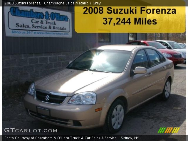 2008 Suzuki Forenza  in Champagne Beige Metallic