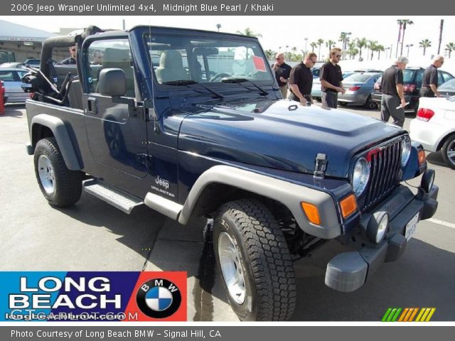 2006 Jeep Wrangler Unlimited 4x4 in Midnight Blue Pearl