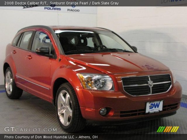 2008 Dodge Caliber R/T in Sunburst Orange Pearl