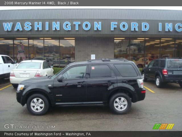 2008 Mercury Mariner I4 4WD in Black