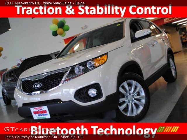 2011 Kia Sorento EX in White Sand Beige