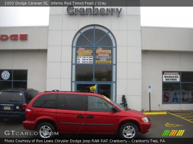 2003 Dodge Caravan SE in Inferno Red Tinted Pearl