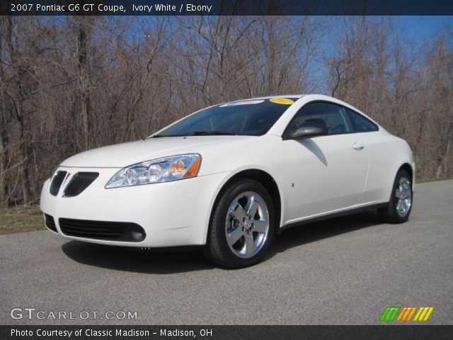 2007 Pontiac G6 GT Coupe in Ivory White