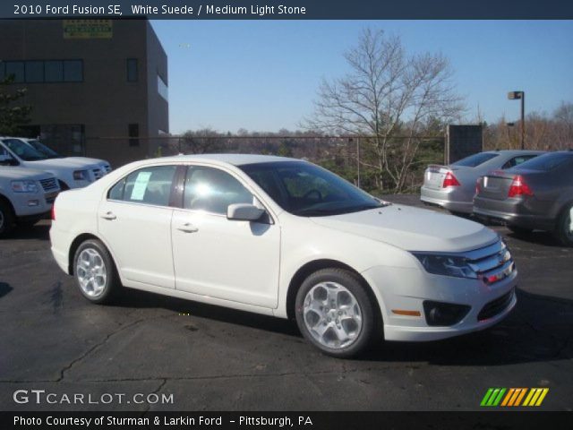2010 Ford Fusion SE in White Suede