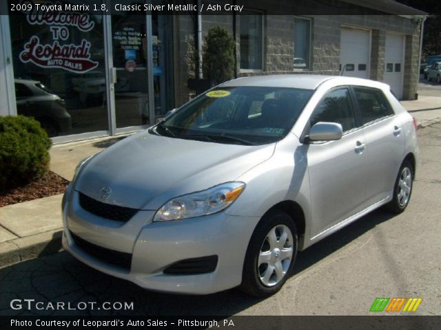 2009 Toyota Matrix 1.8 in Classic Silver Metallic