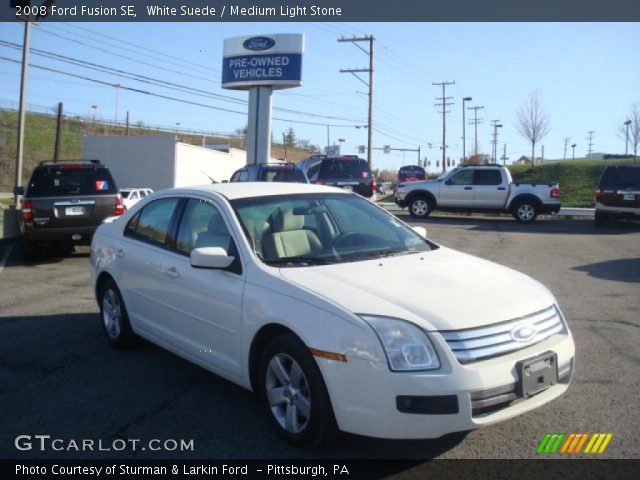 2008 Ford Fusion SE in White Suede