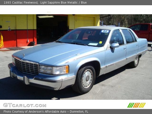 1993 Cadillac Fleetwood  in Light Sapphire Blue Metallic