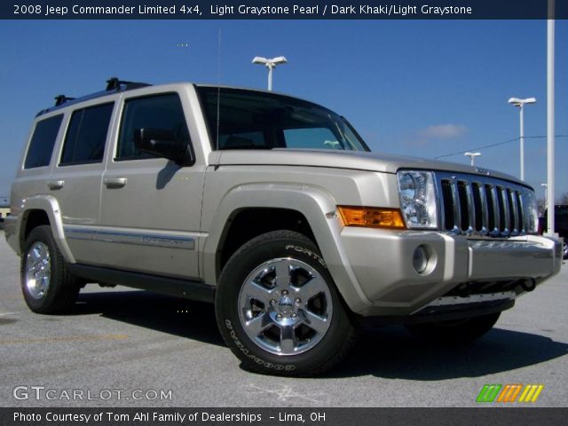 2008 Jeep Commander Limited 4x4 in Light Graystone Pearl