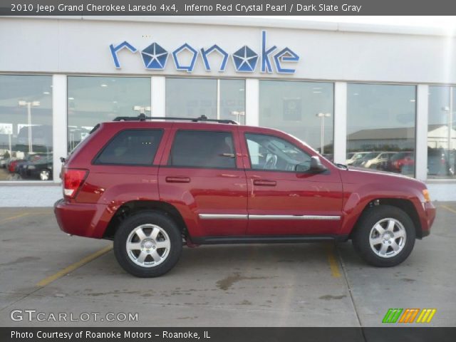2010 Jeep Grand Cherokee Laredo 4x4 in Inferno Red Crystal Pearl