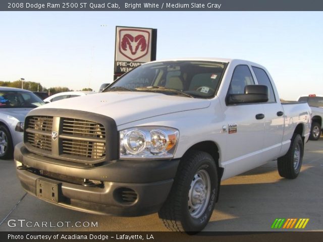 2008 Dodge Ram 2500 ST Quad Cab in Bright White