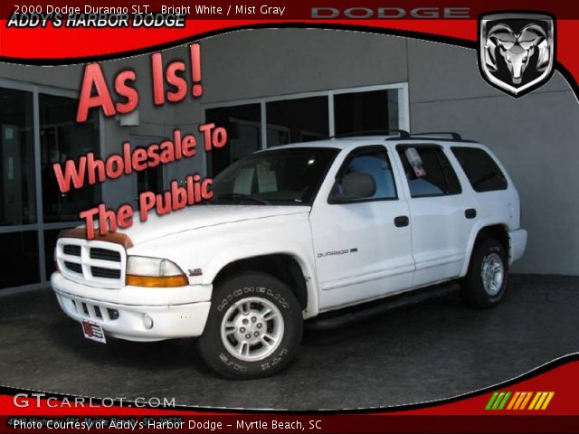 2000 Dodge Durango SLT in Bright White