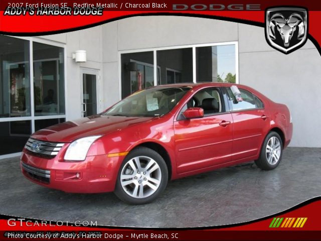 2007 Ford Fusion SE in Redfire Metallic