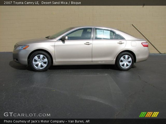 2007 Toyota Camry LE in Desert Sand Mica