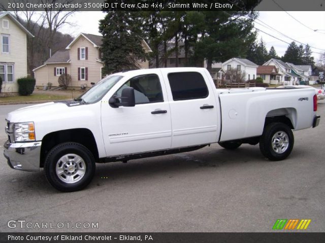 2010 Chevrolet Silverado 3500HD LT Crew Cab 4x4 in Summit White