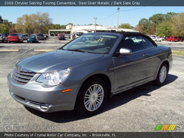2009 Chrysler Sebring Touring Convertible in Steel Silver Metallic