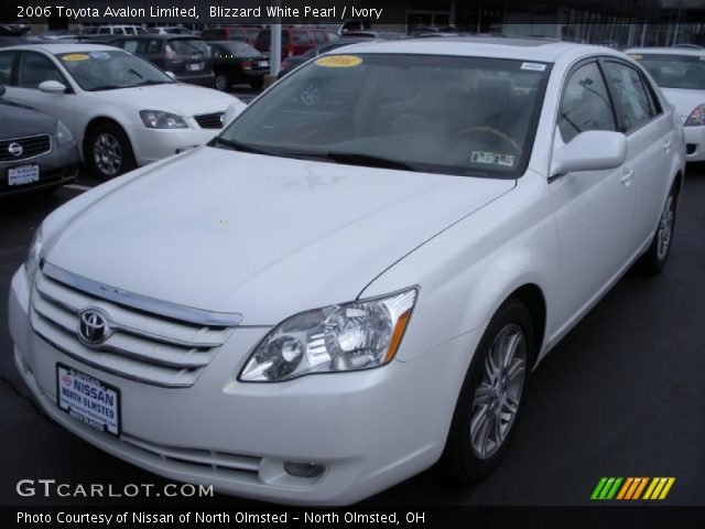 2006 Toyota Avalon Limited in Blizzard White Pearl