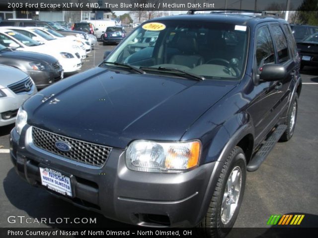 2003 Ford Escape XLT V6 4WD in True Blue Metallic