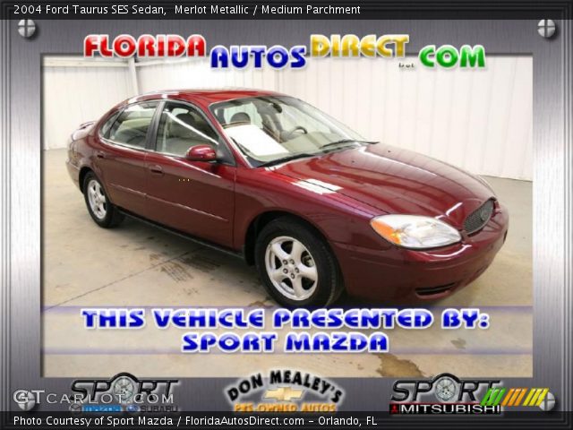 2004 Ford Taurus SES Sedan in Merlot Metallic