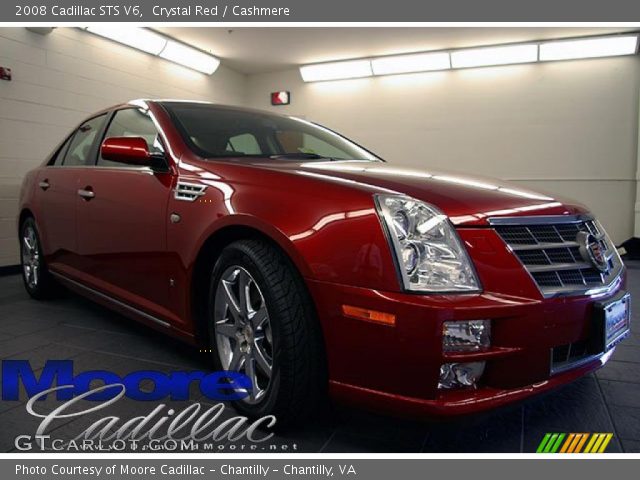 2008 Cadillac STS V6 in Crystal Red