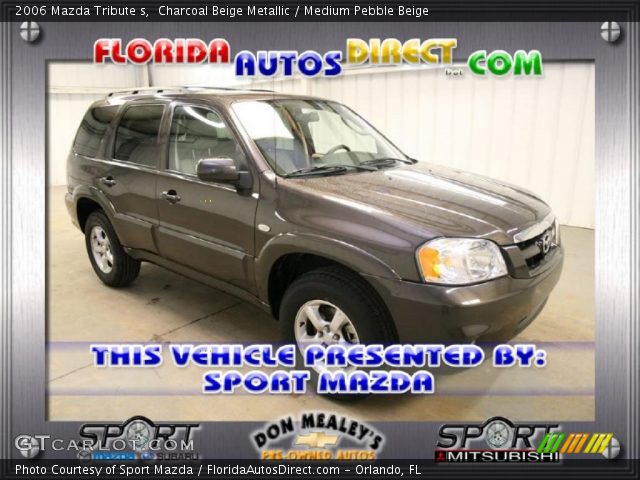 2006 Mazda Tribute s in Charcoal Beige Metallic