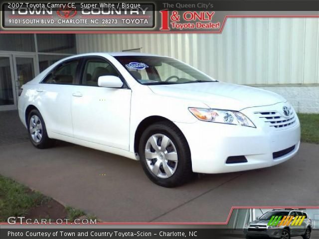 2007 Toyota Camry CE in Super White