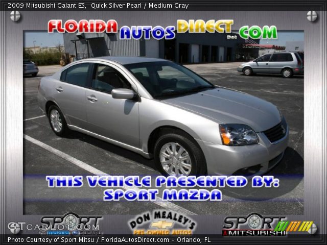 2009 Mitsubishi Galant ES in Quick Silver Pearl