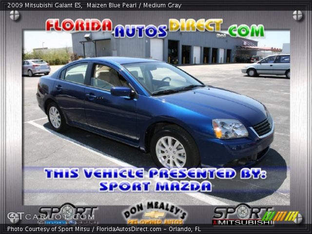2009 Mitsubishi Galant ES in Maizen Blue Pearl