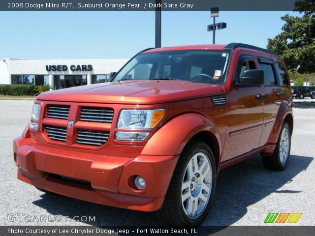 2008 Dodge Nitro R/T in Sunburst Orange Pearl