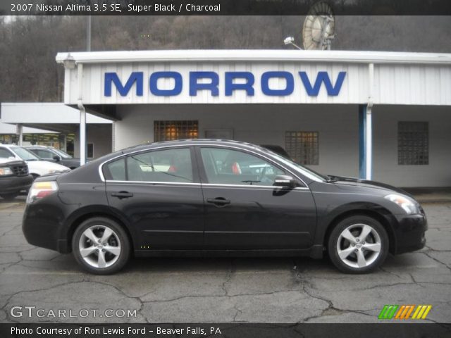 2007 Nissan Altima 3.5 SE in Super Black