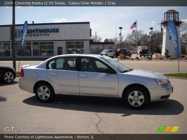2005 Chevrolet Malibu LS V6 Sedan in Galaxy Silver Metallic