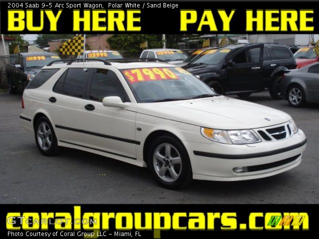 2004 Saab 9-5 Arc Sport Wagon in Polar White