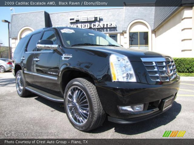 2009 Cadillac Escalade AWD in Black Raven