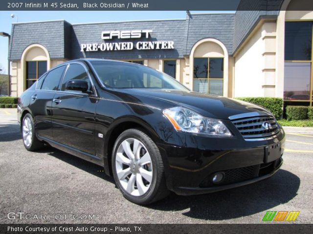 2007 Infiniti M 45 Sedan in Black Obsidian