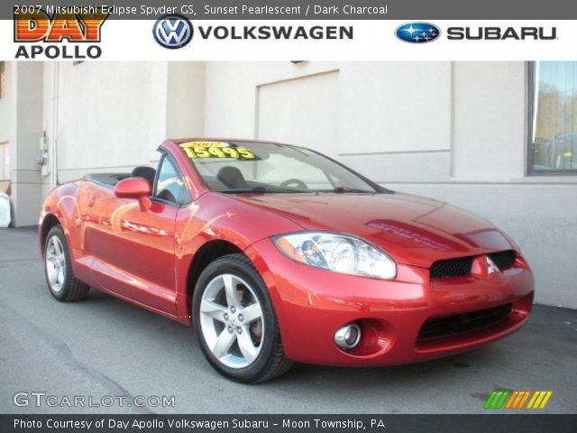 2007 Mitsubishi Eclipse Spyder GS in Sunset Pearlescent