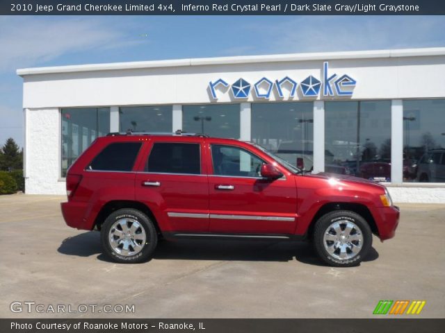 2010 Jeep Grand Cherokee Limited 4x4 in Inferno Red Crystal Pearl