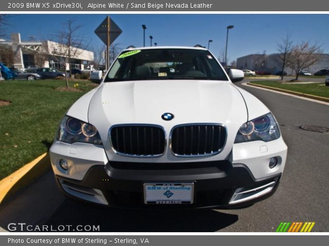 2009 BMW X5 xDrive30i in Alpine White