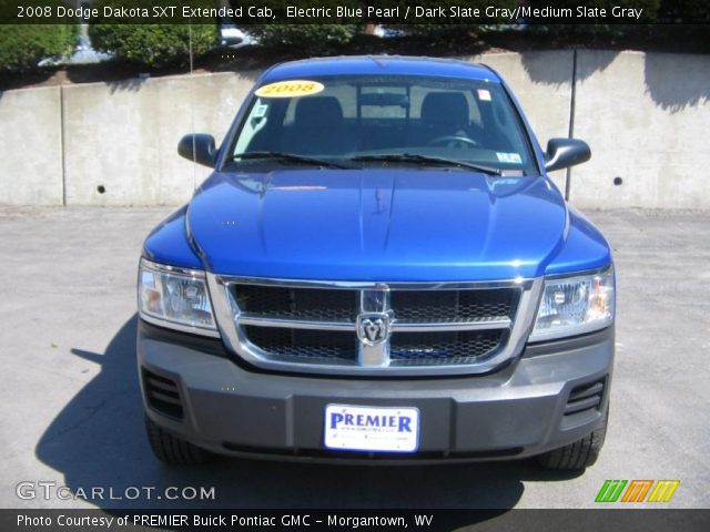 2008 Dodge Dakota SXT Extended Cab in Electric Blue Pearl