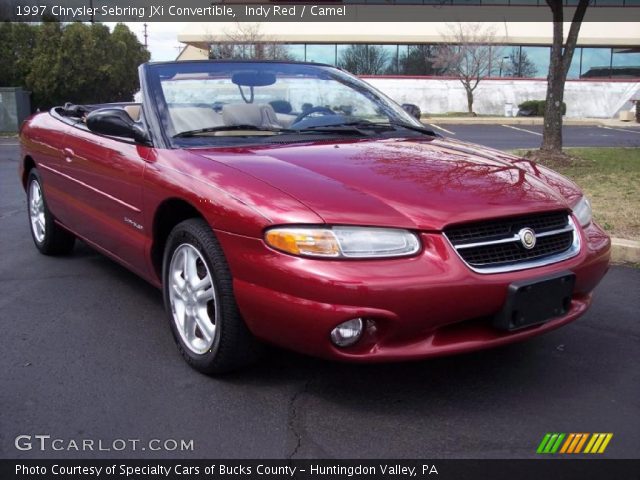 1997 Chrysler Sebring JXi Convertible in Indy Red