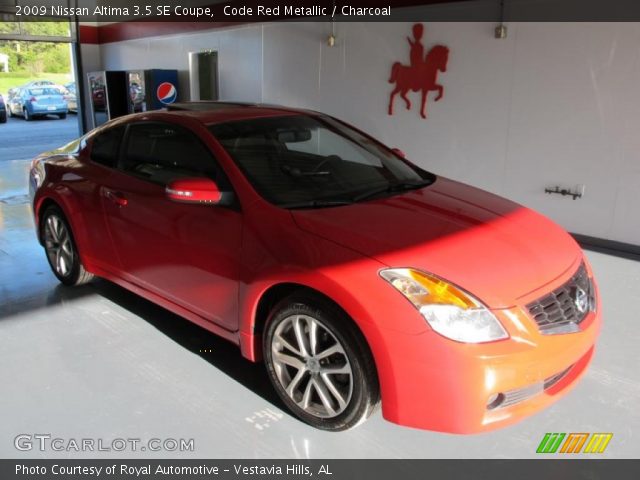 2009 Nissan Altima 3.5 SE Coupe in Code Red Metallic