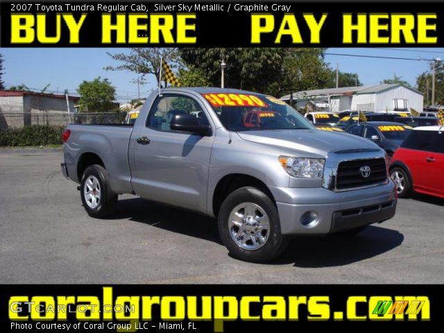 2007 Toyota Tundra Regular Cab in Silver Sky Metallic
