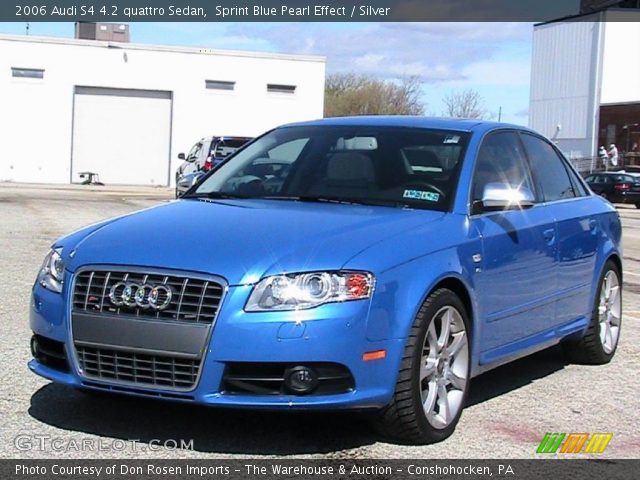 2006 Audi S4 4.2 quattro Sedan in Sprint Blue Pearl Effect